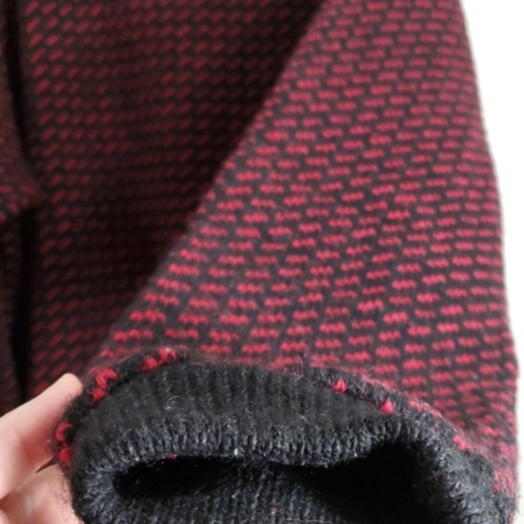 Vintage LL Bean Norwegian Wool Birdseye Sweater Fisherman Nordic Tall XL - Picture 4 of 8